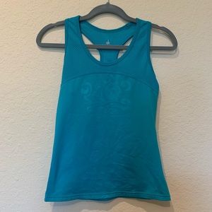 Disney teal workout tank